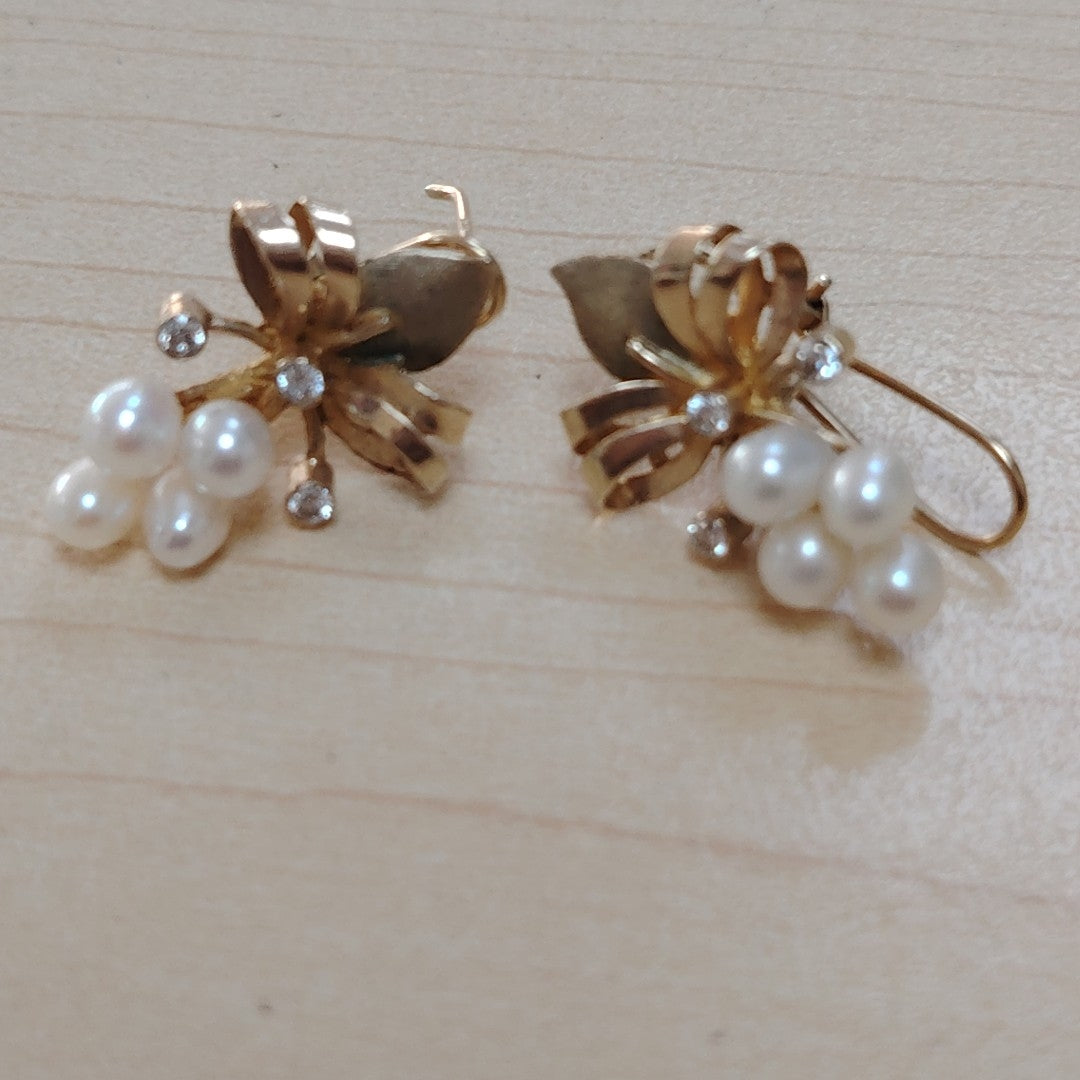 ARETES PAR ORO 10 K 4,70 GRMS (SEMINUEVO)