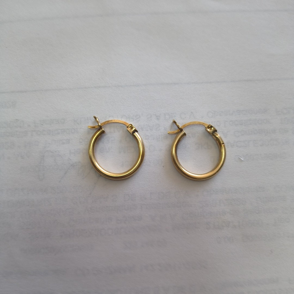ARRACADAS PAR ORO 14 K 1.3 GRMS (SEMINUEVO)