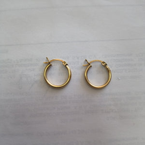 ARRACADAS PAR ORO 14 K 1.3 GRMS (SEMINUEVO)