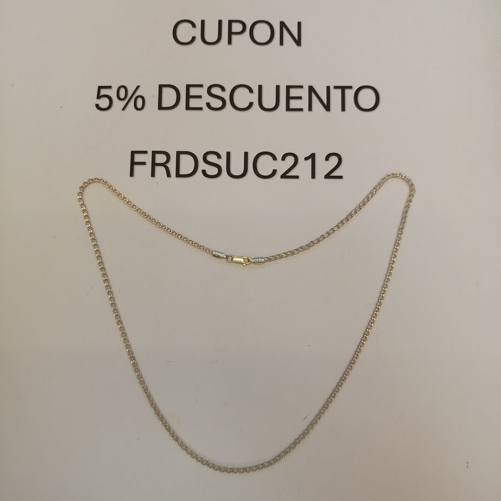 CADENA PLATA 3,90 GRMS (SEMINUEVO)