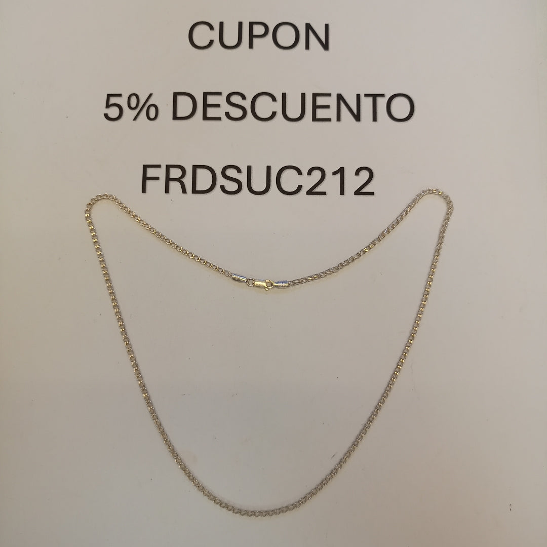 CADENA PLATA 3,90 GRMS (SEMINUEVO)