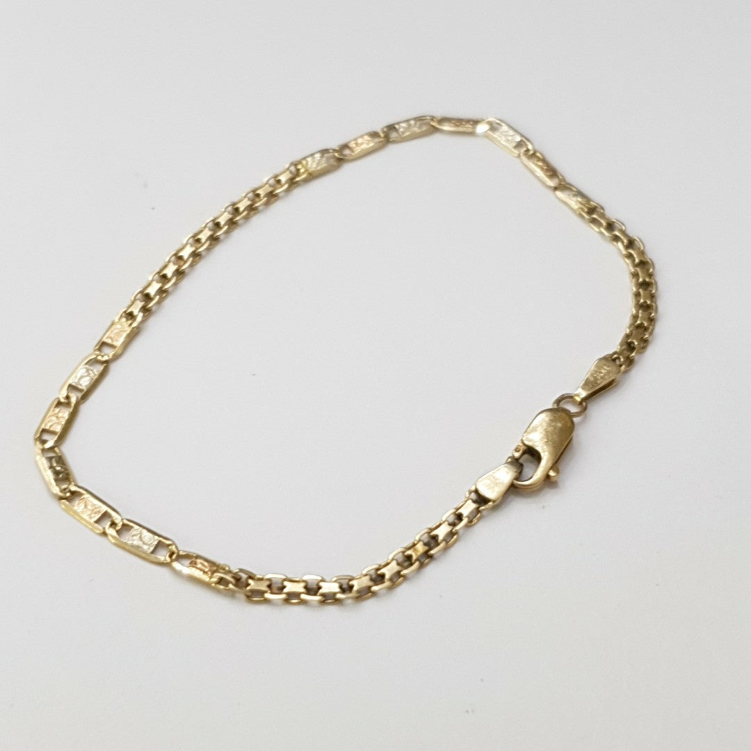 PULSERA ORO COMBINADO 8 K 3,50 GRMS (SEMINUEVO)