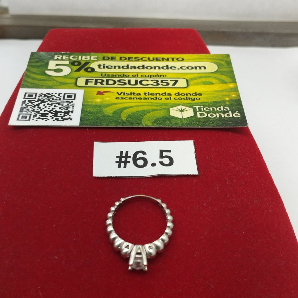 ANILLITO ORO, ORO BLANCO 14 K 3.1 GRMS (SEMINUEVO)