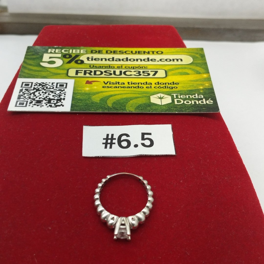 ANILLITO ORO, ORO BLANCO 14 K 3.1 GRMS (SEMINUEVO)