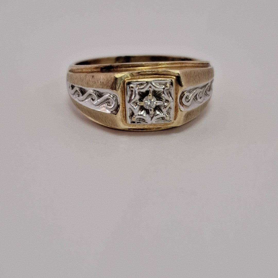 ANILLO ORO 10 K 5.4 GRMS (SEMINUEVO)