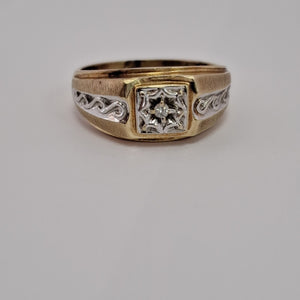 ANILLO ORO 10 K 5.4 GRMS (SEMINUEVO)