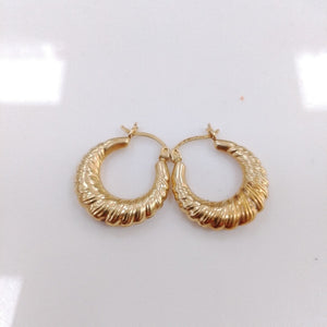 ARETES PAR ORO 14 K 2.4 GRMS (SEMINUEVO)