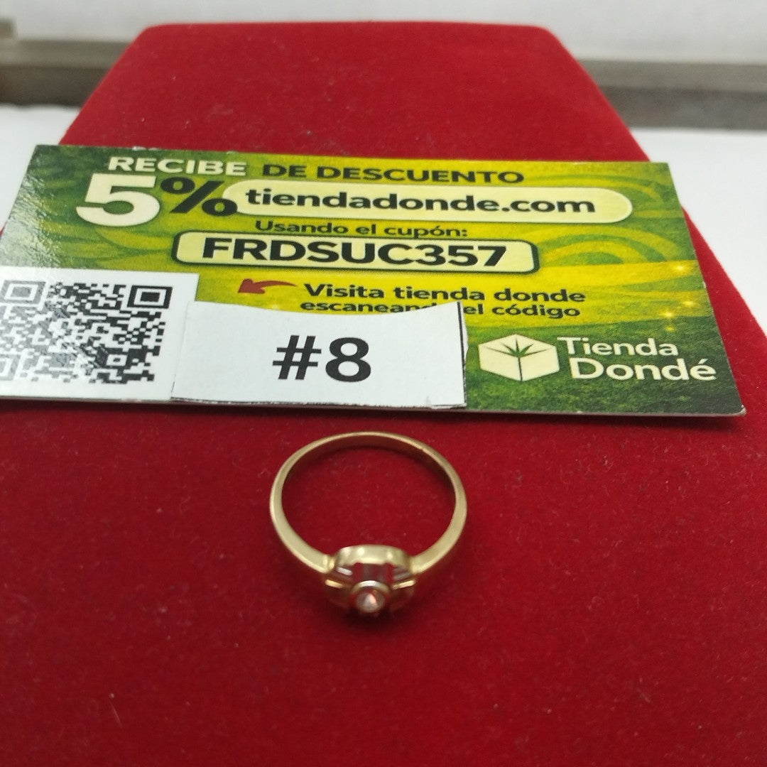 ANILLITO ORO, ORO COMBINADO 10 K 2 GRMS (SEMINUEVO)
