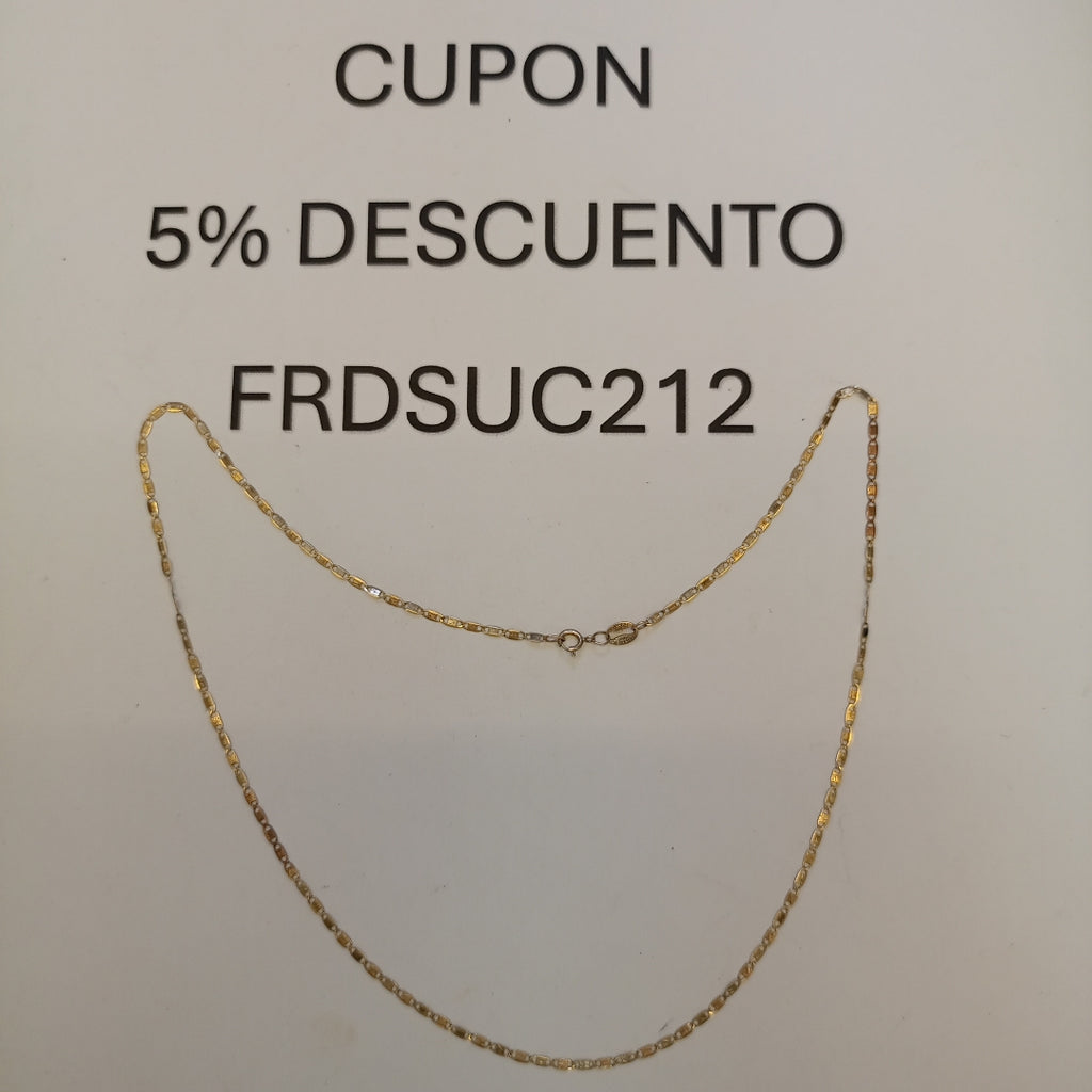 CADENA ORO 10 K 1,40 GRMS (SEMINUEVO)