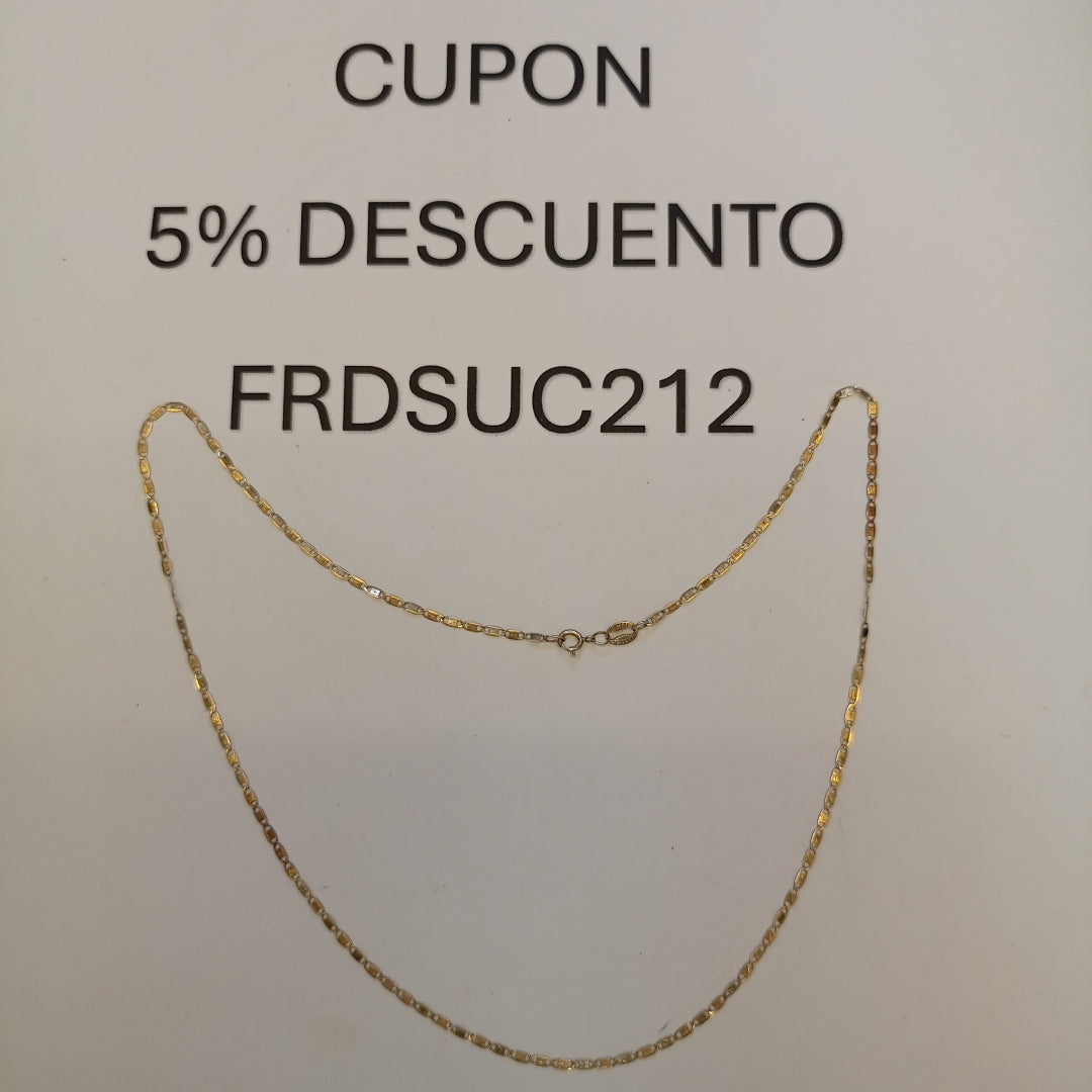 CADENA ORO 10 K 1,40 GRMS (SEMINUEVO)