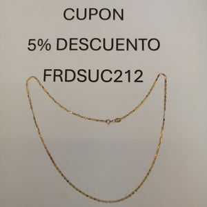 CADENA ORO 10 K 1,40 GRMS (SEMINUEVO)