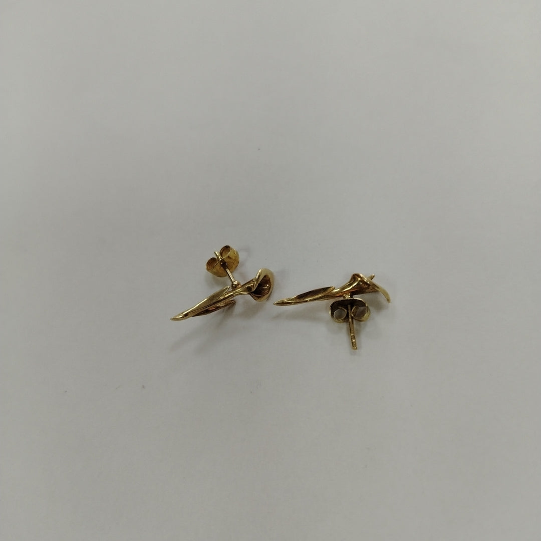 BROQUELES PAR ORO 14 K 2,10 GRMS (SEMINUEVO)