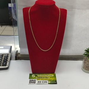 CADENA ORO, ORO COMBINADO 14 K 5.8 GRMS (SEMINUEVO)