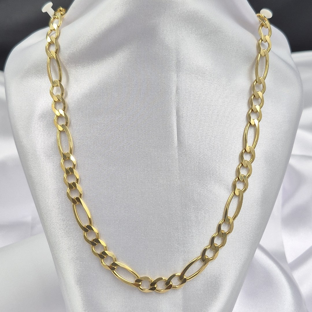 CADENAS CARTIER 3 1 AMARILLA ORO 14K 45.7 (NUEVO)