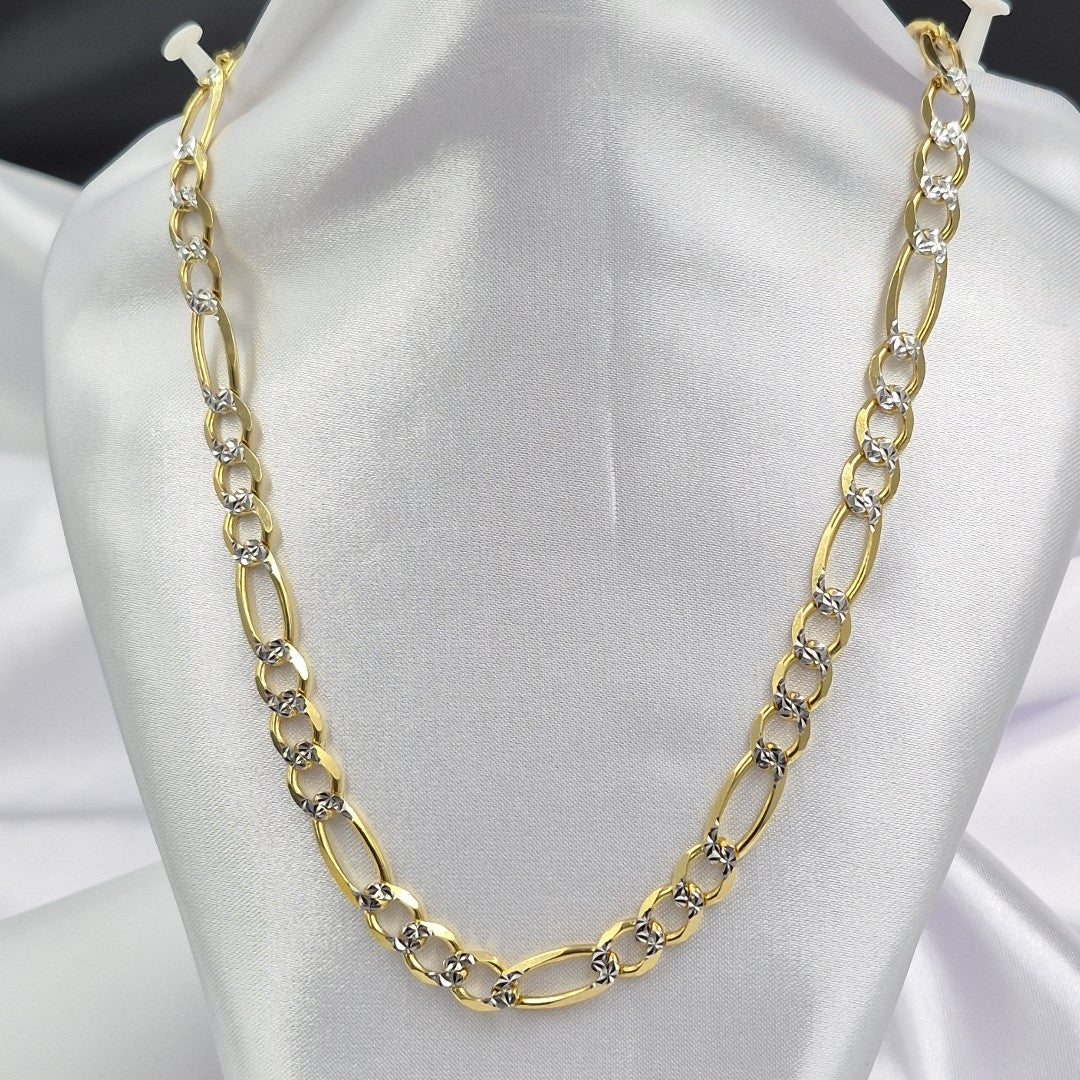 CADENAS CARTIER 3 1 DIAMANTADA ORO 14K 40.5 (NUEVO)