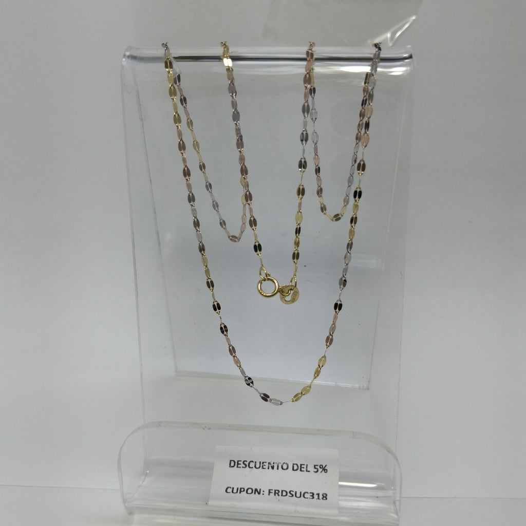 CADENA ORO COMBINADO 10 K 1 GRMS (SEMINUEVO)
