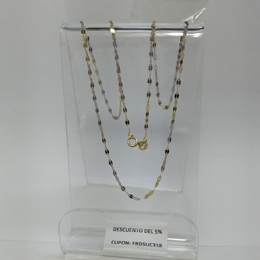 CADENA ORO COMBINADO 10 K 1 GRMS (SEMINUEVO)