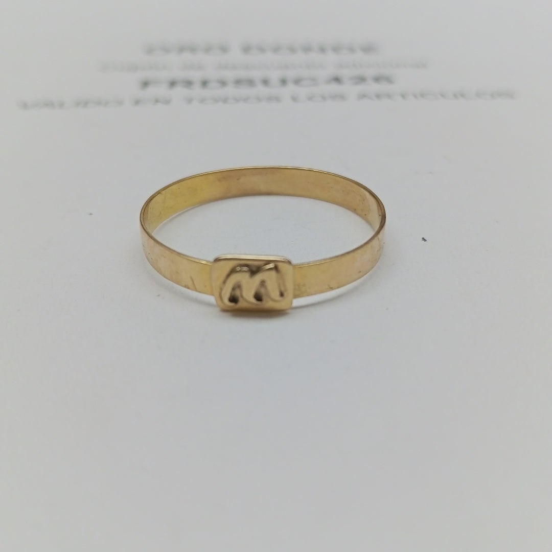 ANILLO ORO 10 K 1.4 GRMS (SEMINUEVO)