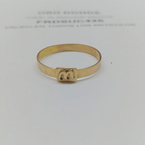 ANILLO ORO 10 K 1.4 GRMS (SEMINUEVO)