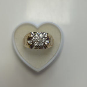 ANILLO ORO 10 K 10,70 GRMS (SEMINUEVO)