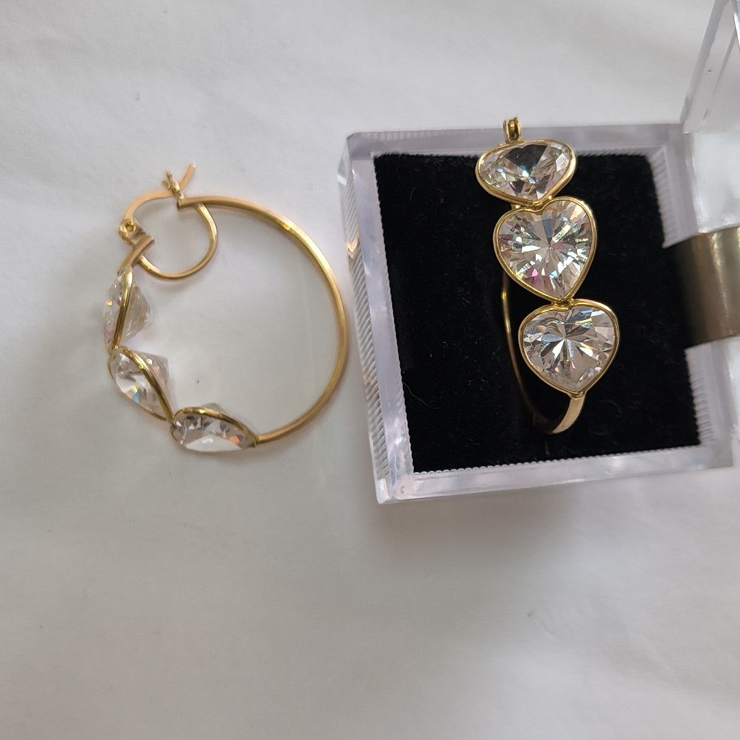 ARETES PAR ORO 14 K 7.1 GRMS (SEMINUEVO)