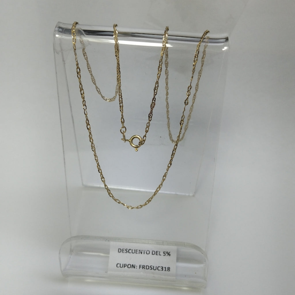 CADENA ORO 14 K 0.8 GRMS (SEMINUEVO)