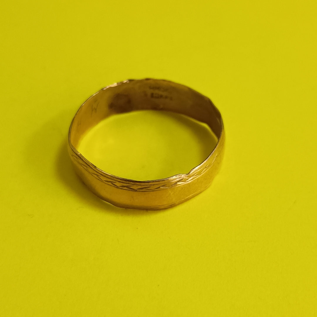ARGOLLA ORO 10 K 1.6 GRMS (SEMINUEVO)