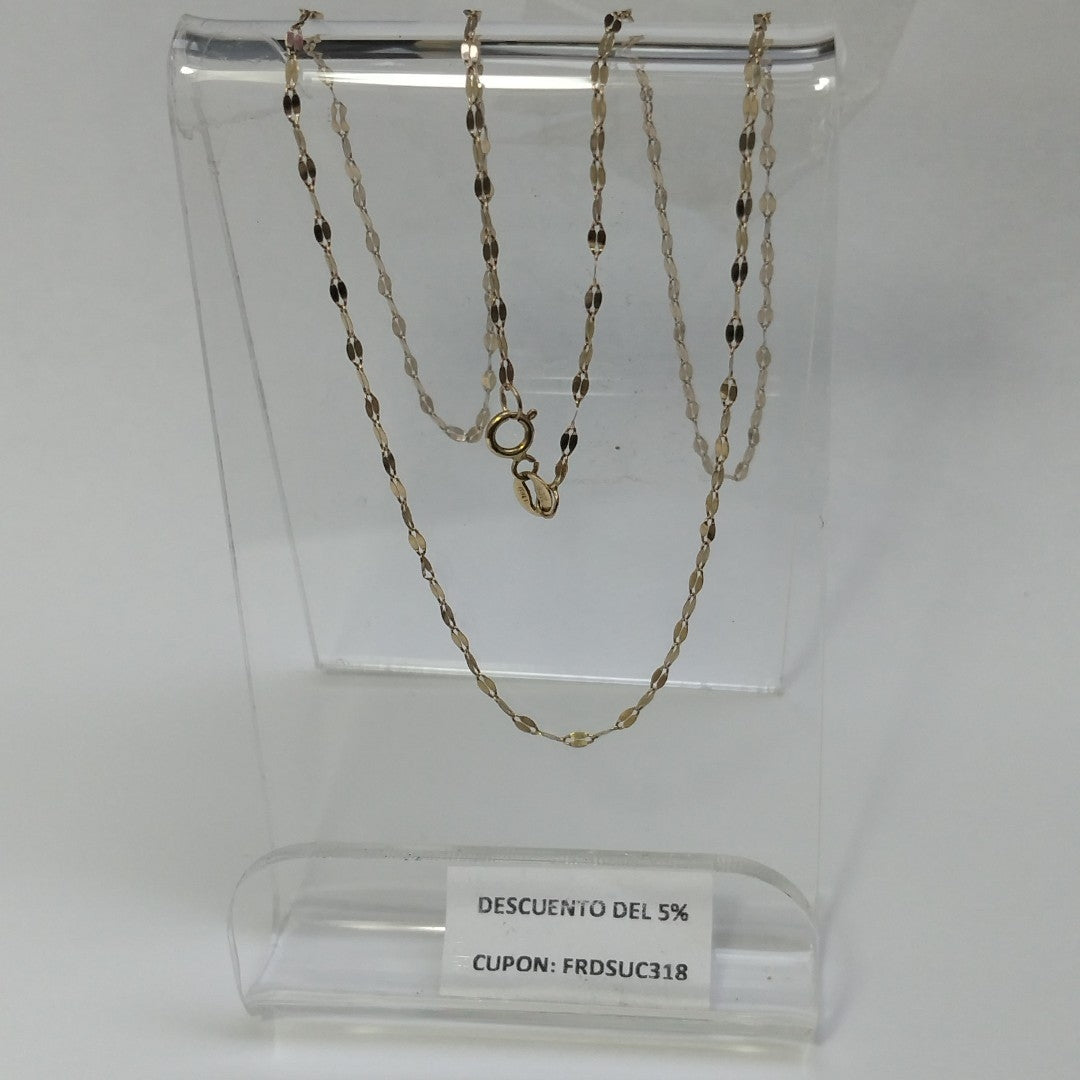 CADENA ORO 10 K 0.9 GRMS (SEMINUEVO)