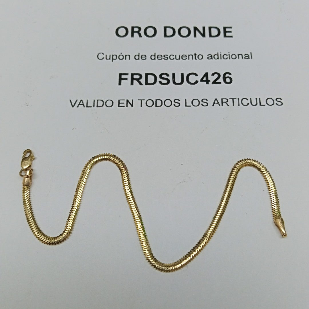 PULSERA ORO 14 K 2.3 GRMS (SEMINUEVO)