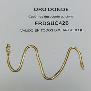 PULSERA ORO 14 K 2.3 GRMS (SEMINUEVO)