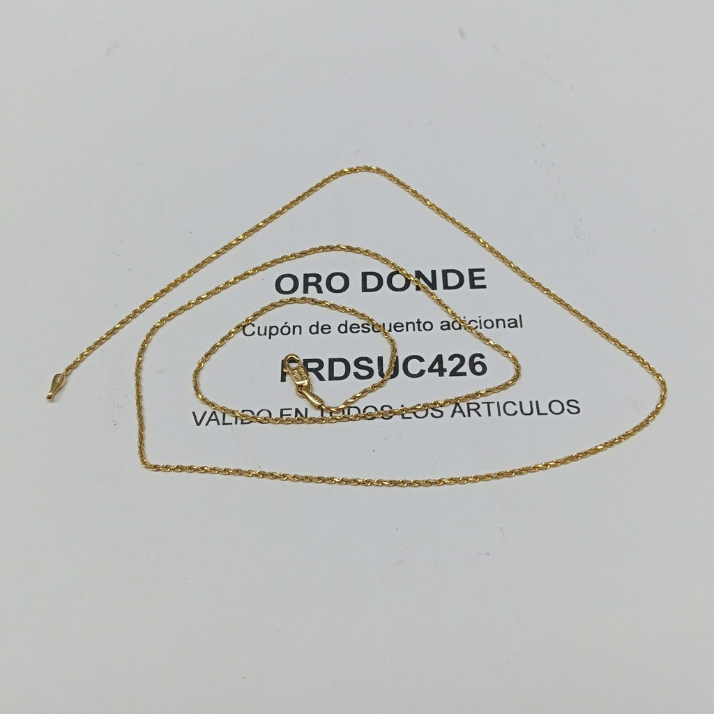 CADENA ORO 14 K 3.4 GRMS (SEMINUEVO)