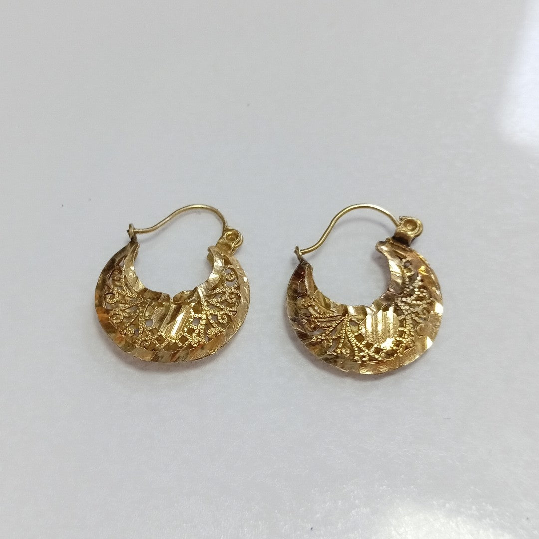 ARRACADAS PAR ORO 10 K 1,80 GRMS (SEMINUEVO)