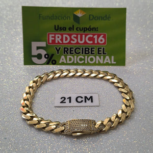 PULSERA ORO 14 K 13.7 GRMS (SEMINUEVO)