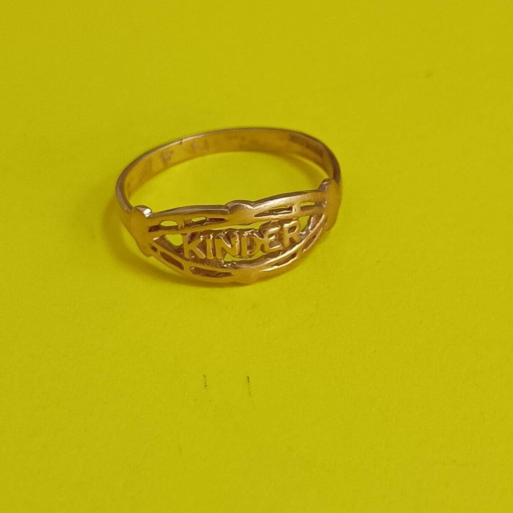 ANILLO DE GRADUACIÓN ORO 10 K 1 GRMS (SEMINUEVO)
