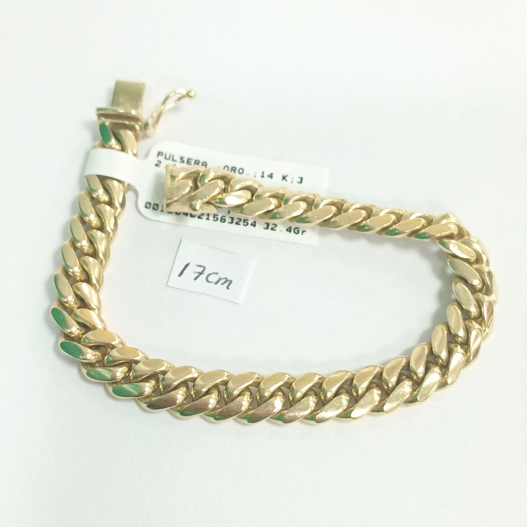 PULSERA ORO 14 K 32.4 GRMS (SEMINUEVO)