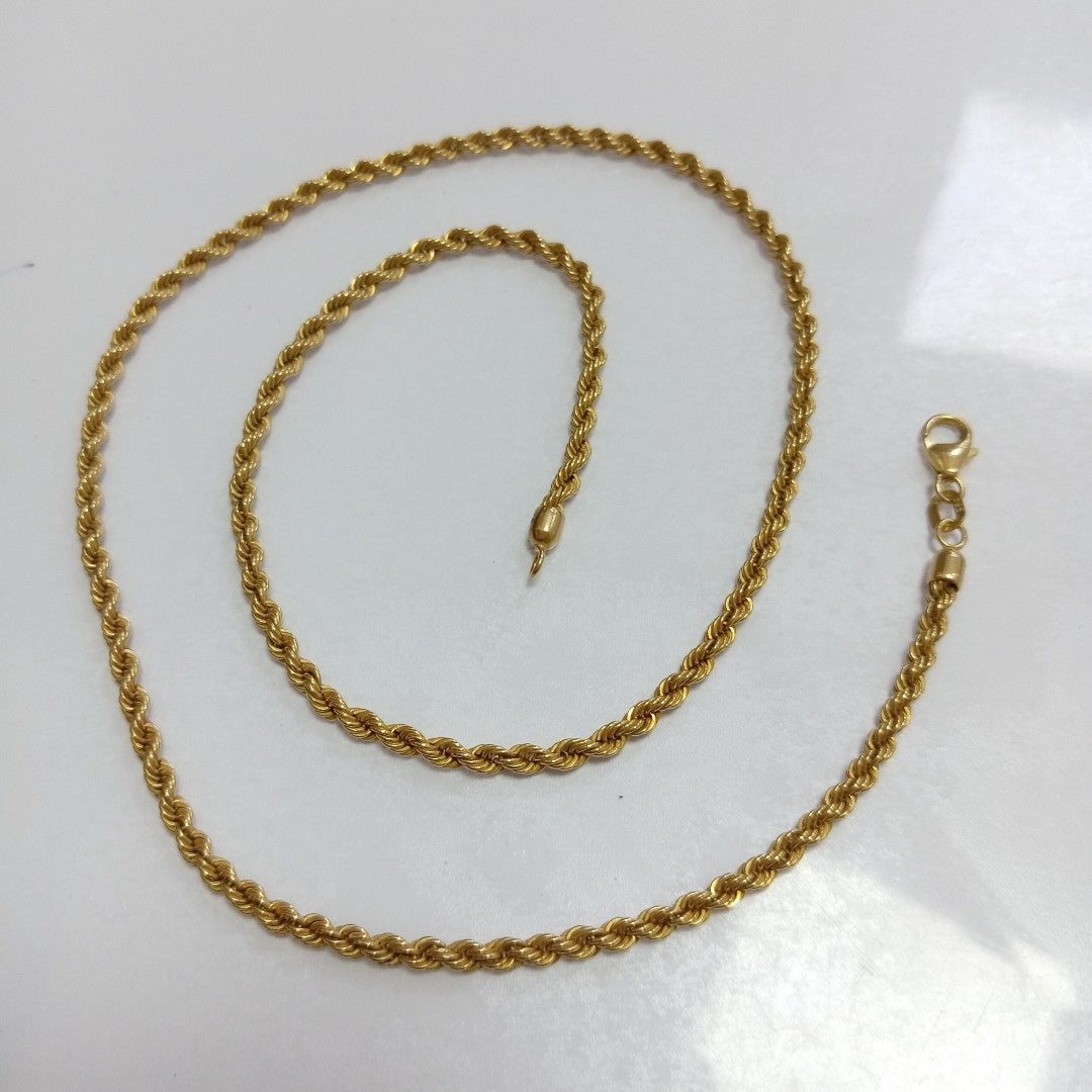 CADENA ORO 14 K 4.5 GRMS (SEMINUEVO)