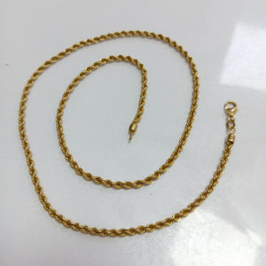 CADENA ORO 14 K 4.5 GRMS (SEMINUEVO)