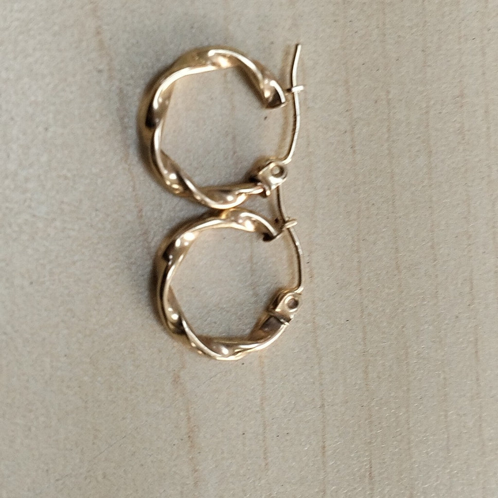 ARRACADAS PAR ORO 10 K 0,80 GRMS (SEMINUEVO)