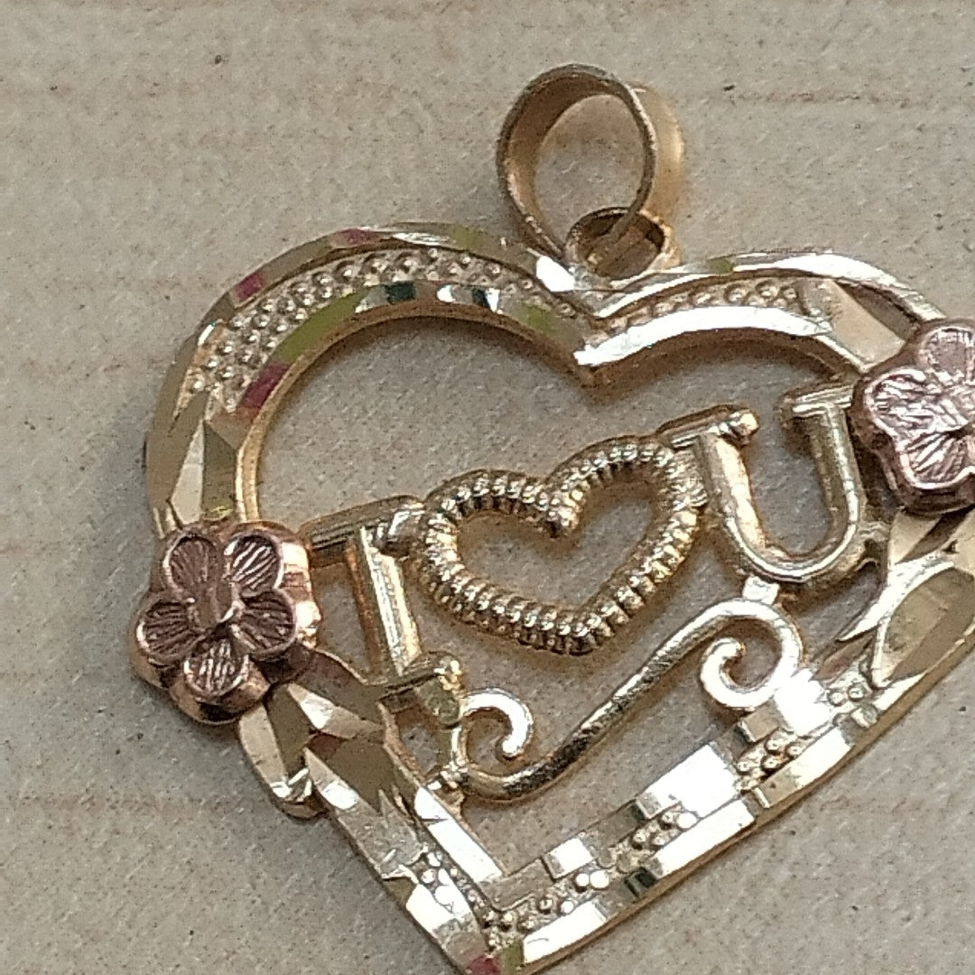 DIJE ORO COMBINADO 14 K 1,40 GRMS (SEMINUEVO)