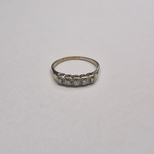ANILLITO ORO BLANCO 14 K 2.1 GRMS (SEMINUEVO)