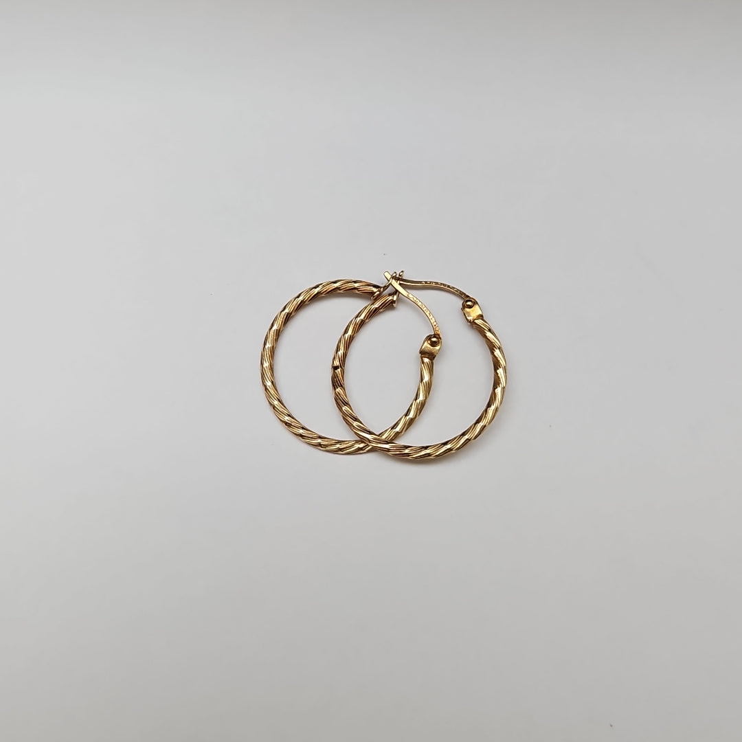 ARRACADAS PAR ORO 10 K 1.5 GRMS (SEMINUEVO)