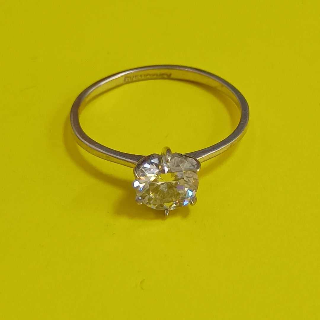 ANILLITO ORO BLANCO 10 K 1,30 GRMS (SEMINUEVO)