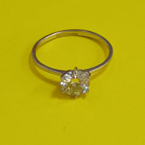 ANILLITO ORO BLANCO 10 K 1,30 GRMS (SEMINUEVO)