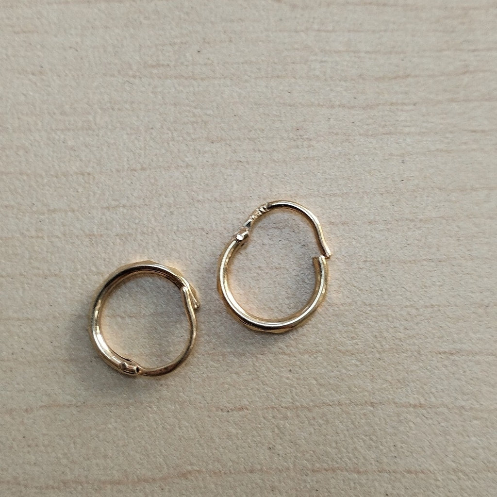 ARRACADAS PAR ORO 14 K 0.7 GRMS (SEMINUEVO)