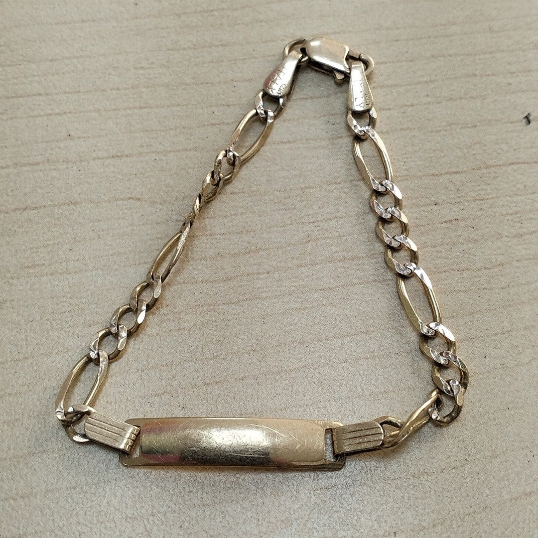 ESCLAVA ORO, RODIADO 14 K 3.8 GRMS (SEMINUEVO)