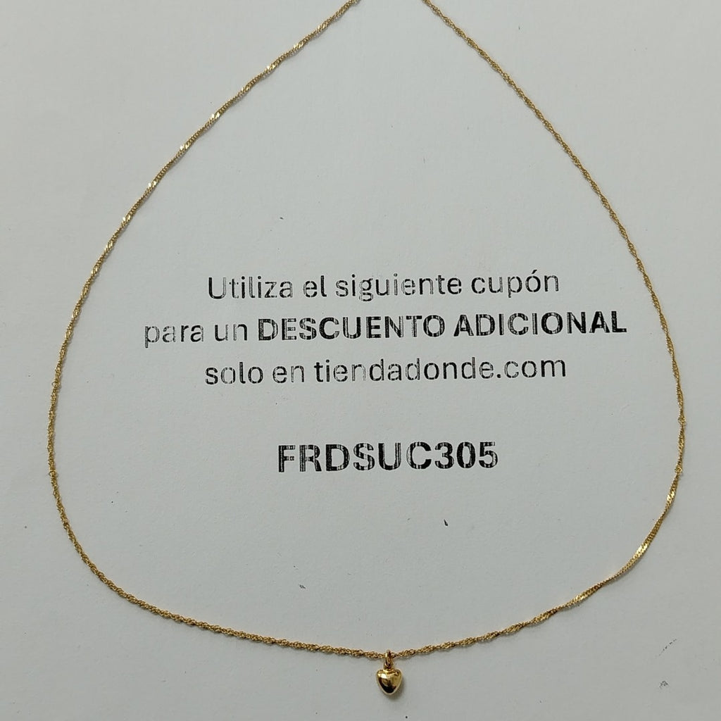 CADENA ORO 14 K 1,20 GRMS (SEMINUEVO)