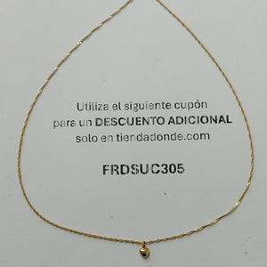 CADENA ORO 14 K 1,20 GRMS (SEMINUEVO)