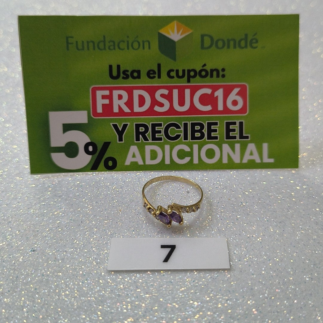 ANILLITO ORO 10 K 1.3 GRMS (SEMINUEVO)