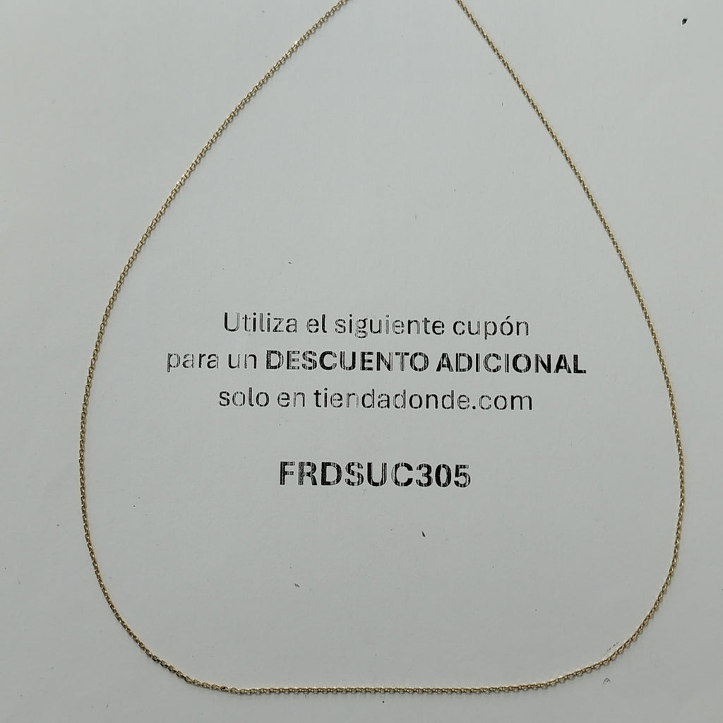 CADENA ORO 14 K 1,80 GRMS (SEMINUEVO)