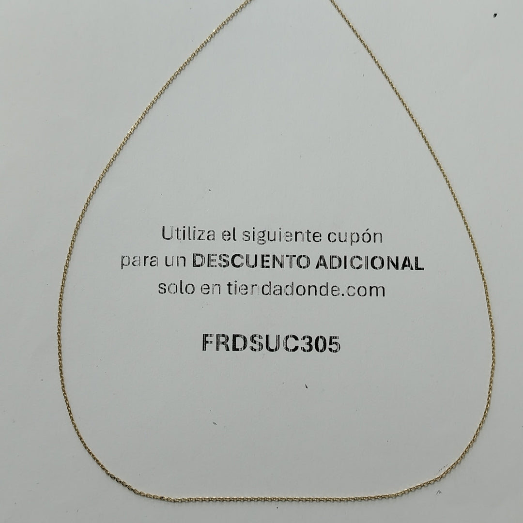 CADENA ORO 14 K 1,80 GRMS (SEMINUEVO)